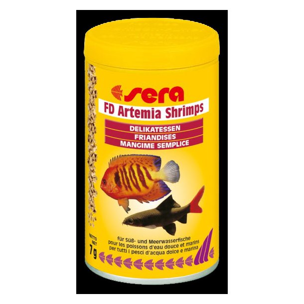 Sera FD Artemia Shrimps 250 ml.