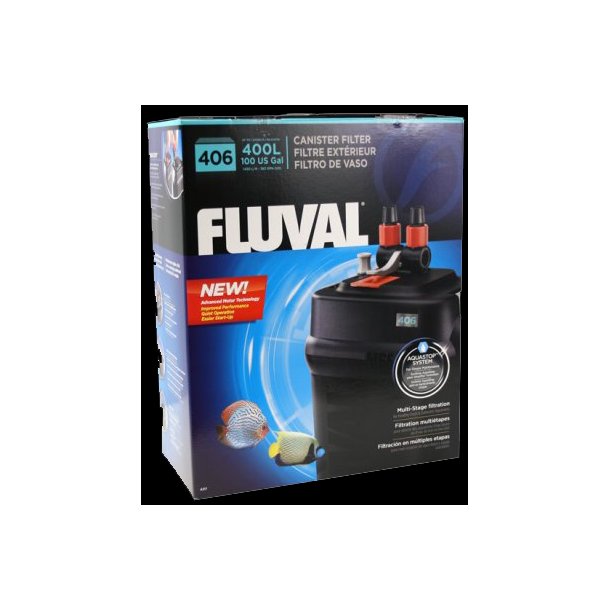 Fluval 406 (incl. filtermaterialer)